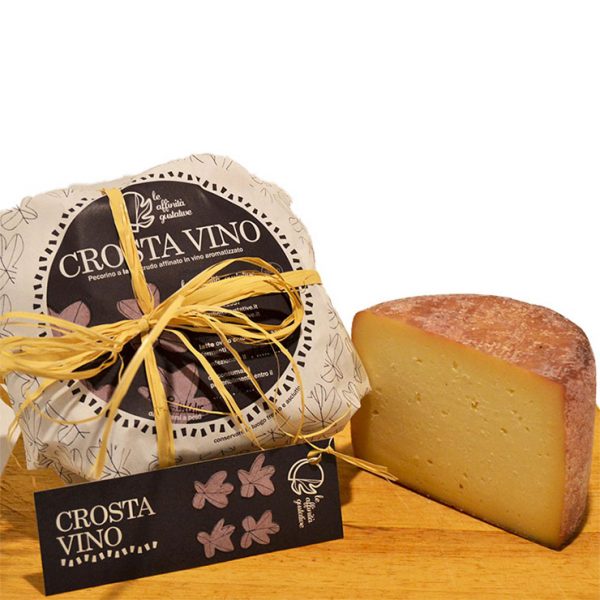 Crostavino - Aged pecorino cheese with red wine