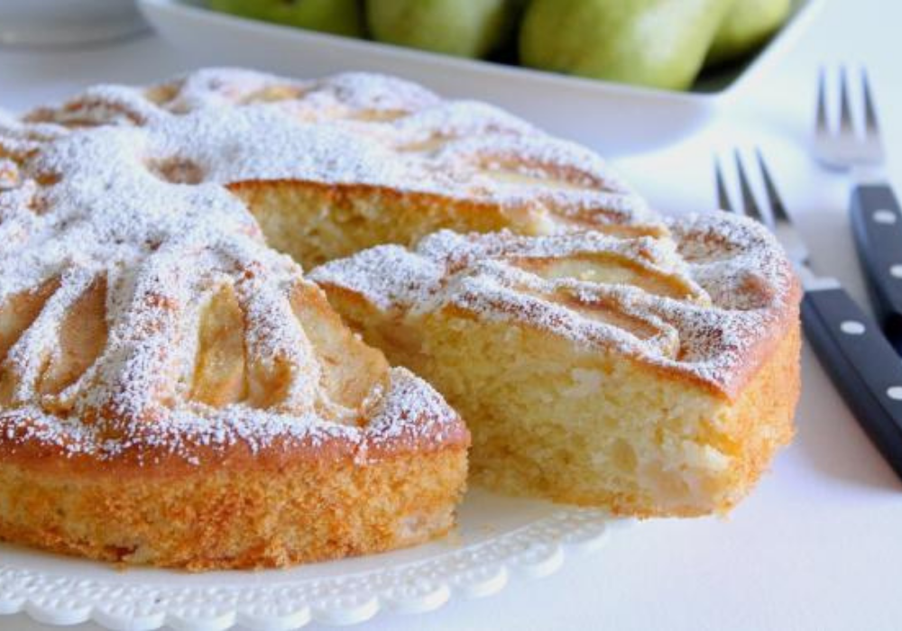 La ricetta della torta alla pera angelica